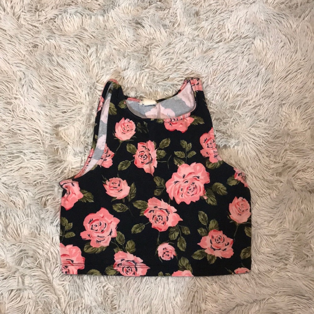Floral crop top